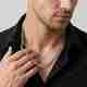 AASTHAS COLLECTIONS Gold Plated Snake Chain for Men and Boys, Gold-plated Plated Stainless Steel Chain - Image 2