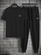 Dhanakfashion Men Night Suit Set Grey Colorblock - Image 4