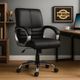zidle Thetta Office work from home/office/Study chair with 1 yrs wrty Leatherette Office Executive Chair (black, Optional Installation Available) - Image 4