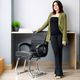 Oakcraft Hurricane Ergonomic High Back Chair with Synchro Tilt for Office & Home Use Mesh Office Adjustable Arm Chair (Blue, Optional Installation Available) - Image 3