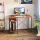Flipkart Perfect Homes Multipurpose Study Desk with Hutch, Black - Image 3