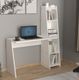 Flipkart Perfect Homes Multipurpose Portable Study Desk with Hutch Storage & Shelves for Home Office Engineered Wood Study Table (Free Standing, Finish Color - White, DIY(Do-It-Yourself)) - Image 3