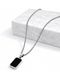 Kaima Black Square Stainless Steel Neckchain - Image 4