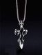 Ennyg acessories Silver Crystal Stainless Steel, Steel, Alloy, Crystal Pendant - Image 3