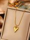 Alinora Jewels Anti Tarnish Oval Floral Gold Plated Pendant - Image 4