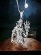 Ennyg acessories Silver Crystal Stainless Steel, Steel, Alloy, Crystal Pendant - Image 4