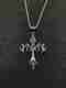 Murliwala Single Locket Stainless Steel, Steel, Alloy, Crystal Pendant Set - Image 2