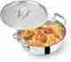 HM EVOTEK Stainless Steel Deep Vessel,Prabhu chatty Handi Cooking Pot For Kitchen withLid Handi 2 L, 1.5 L, 1 L, 0.75 L, 0.5 L with Lid (Stainless Steel, Copper, Induction Bottom) - Image 2