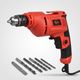 RanPra Electric drill machine with Hammer, Pliers, Screwdrivers, Insulation Tape & Safety Gloves Pistol Grip Drill (10 mm Chuck Size) - Image 3