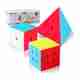 Authfort 2x2, 3x3, Pyramid & Mirror Cube Combo (4 Pieces, Silver) - Image 2