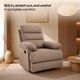 Sleepyhead RX5 Designed by Duroflex - Single Seater Durable Spring Support Fabric Manual Recliner (Finish Color - Steel Grey, DIY(Do-It-Yourself)) - Image 3