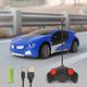 Wonder 360Â° Spin & Stunt RC RacerâLED Light-Up Remote-Control Car with Music & Flip Car (Blue) - Image 3