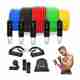 AJRO DEAL 11 Pcs Fitness band for Exercise, Stretching & Body Toning, Home Gym Equipment Resistance Tube (Multicolor) - Image 2