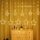 HASSTIEUU 200 LEDs 3m White, Yellow Flickering Leaf Rice Lights - Image 3