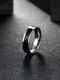 Vedansh Silver Gold Titanium Plated Black Onyx Ring - Image 4