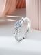 ruby collection Couple Rings Alloy Zircon NA, Silver Plated Ring Set - Image 3