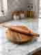 zynex Roti Making Set | 9-Inch Cast Iron Tawa, Stainless Steel Ghee Handi, 30cm & 22cm Rolling Pin & Board (Brown, Pack of 4) - Image 2