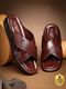 GWALK Men Casual Sandal Brown Size 6 - Image 4