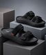 LIBERTY Men Sandal (Black , 9) - Image 4