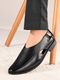 WELDONE Men Flats Sandal Black Size 7 - Image 4
