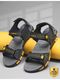 density Men Sandal (Yellow, Black, Grey, 9 UK) - Image 4