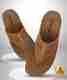 BRUTON Ortho | Extra Soft | Comfort Toe | Acupressure | Comfortable Men Slippers (Brown , 10) - Image 2