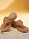 JIG & SID Women Wedges Sandal Brown Size 8 - Image 4