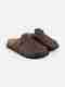 Handrevolution Men Flats Sandal (Black , 10) - Image 2
