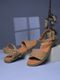 Bata Women Heels Sandal Copper Size 7 - Image 3