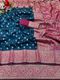 kryone Printed Assam Silk Pure Silk Saree (Black) - Image 3