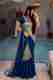 Jay Bajrang Fashion Color Block Bollywood Tissue Saree (Gold, Pink) - Image 2