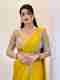 Vinayak Textile Embellished Bollywood Net Saree (Beige) - Image 2