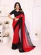 kashvi sarees Ombre Bollywood Georgette Saree Pink Black - Image 4