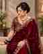 Celeb Styles Embellished Bollywood Net Saree (Cream, Gold) - Image 2