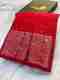 Banaras Silk Palace Woven Bollywood Chiffon Saree Pink - Image 2