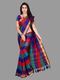 Bollytrend Geometric Print Embellished Georgette Saree (Pink) - Image 3