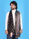 ATENTERPRISE Wool Graphic Print Men Shawl (Black) - Image 3