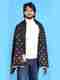 ATENTERPRISE Wool Graphic Print Men Shawl (Black) - Image 2