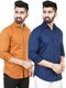AIDAN PAUL Men Regular Fit Washed Casual Shirt - Image 3