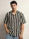 OLCHEESS Men Regular Fit Printed Curved Collar Casual Shirt - Image 3