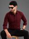 PRAIZY Men Regular Fit Solid Spread Collar Casual Shirt - Image 3