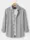 vdlooks Men Regular Fit Striped Casual Shirt - Image 2