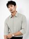 COMBRAIDED Men Comfort Fit Self Design Spread Collar Casual Shirt - Image 3