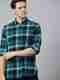 THE BEAR HOUSE Men Relaxed Fit Checkered Spread Collar Casual Shirt - Image 2