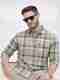 OTUS Men Slim Fit Checkered Spread Collar Casual Shirt - Image 2