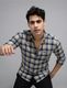 OTUS Men Slim Fit Checkered Spread Collar Casual Shirt - Image 3