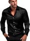 SEVENTEENSTITCH Men Regular Fit Solid Spread Collar Formal Shirt - Image 3