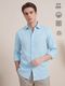 HeSpoke Men Tailored Fit Solid Spread Collar Casual Shirt - Image 3