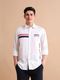 U.S. POLO ASSN. Men Regular Fit Solid Spread Collar Casual Shirt - Image 3
