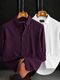 Clothisto Men Regular Fit Solid Spread Collar Casual Shirt - Image 3